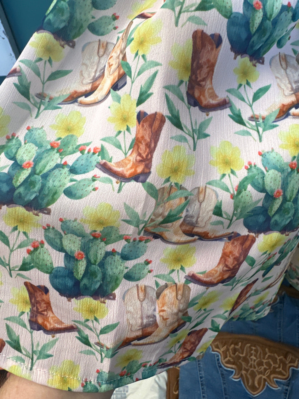 Boots and Cactus 🌵 Dress
