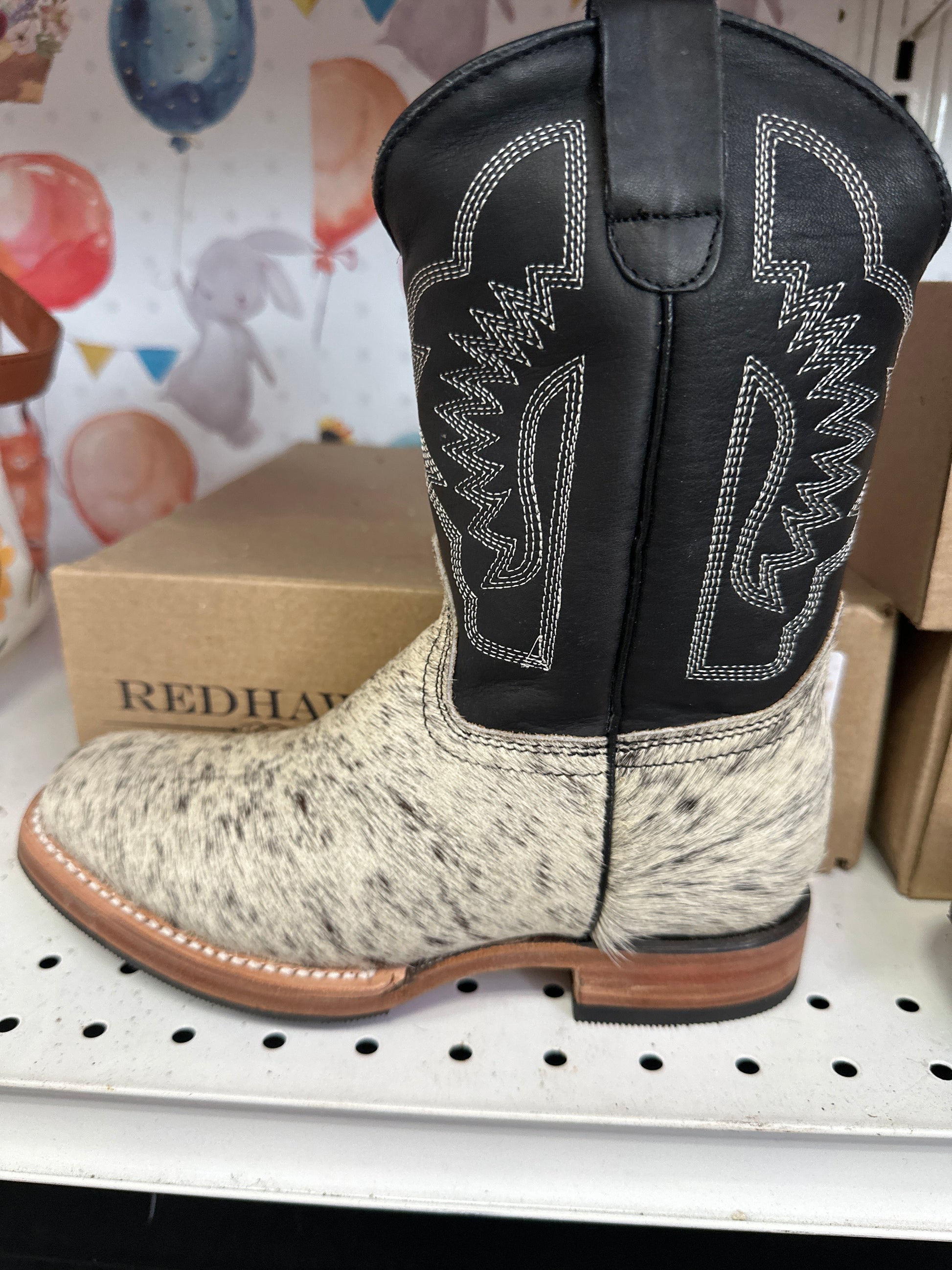 Red Hawk cowhide boots- kids