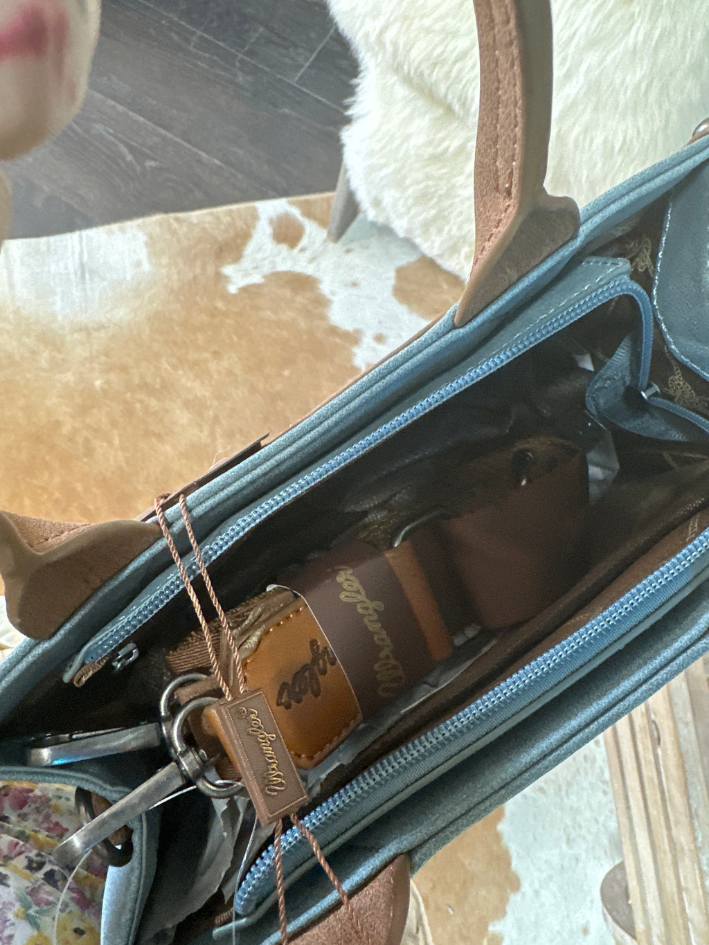 Wrangler Denim Suede Purse