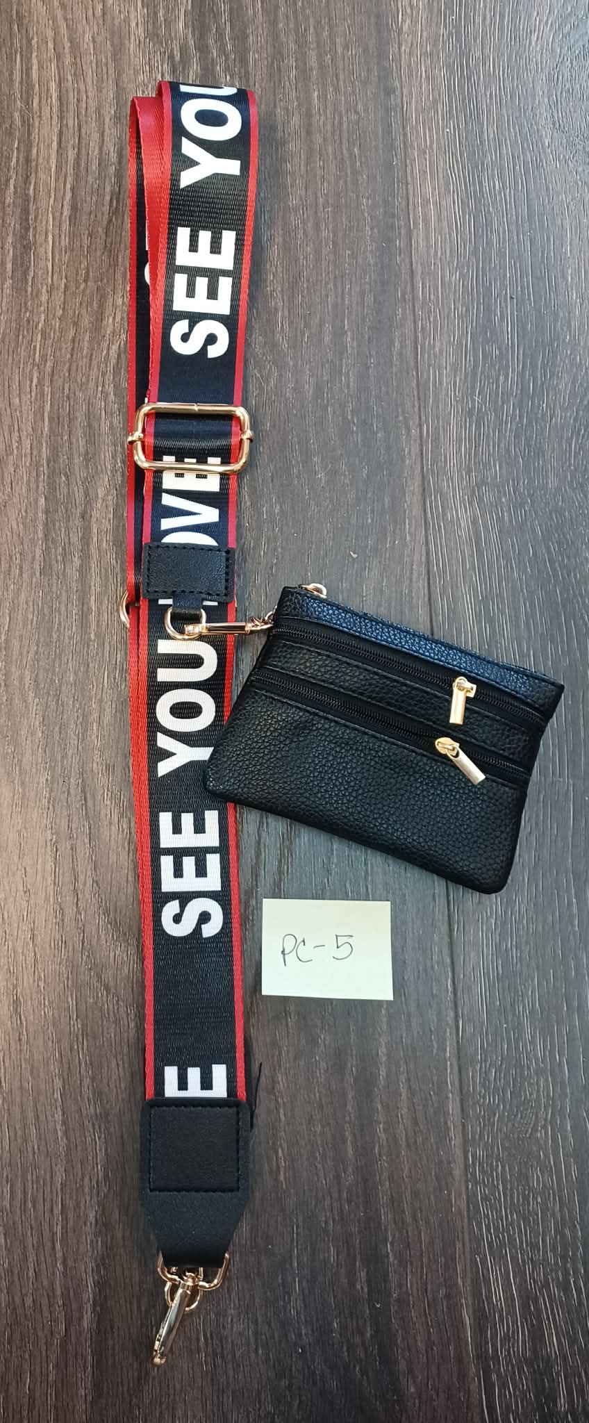 Clip and Go Strap for Phone with Wallet Crossbody