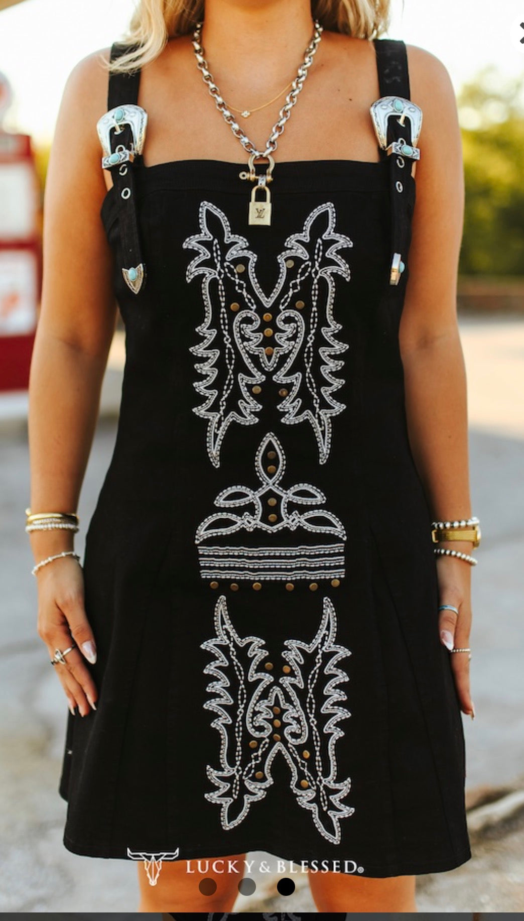 Boot Stitched dress