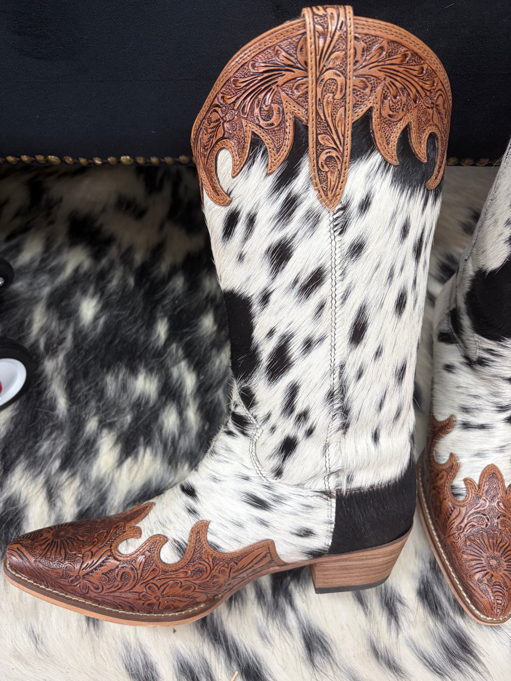 Myra Cowhide boots size 10