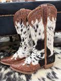 Myra Cowhide boots size 10