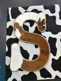Cowhide Letters