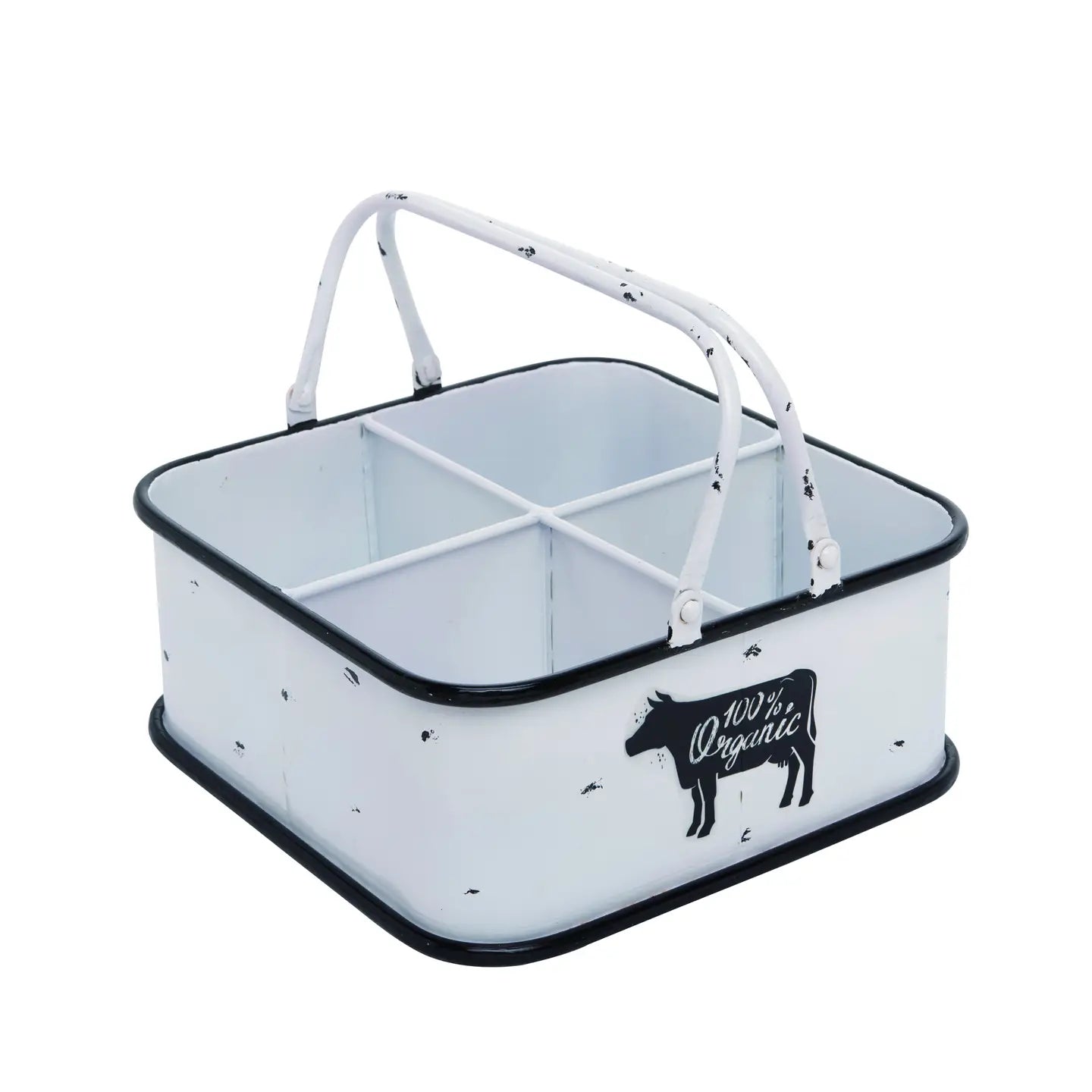 Metal Catchall Caddy Spring Home Décor