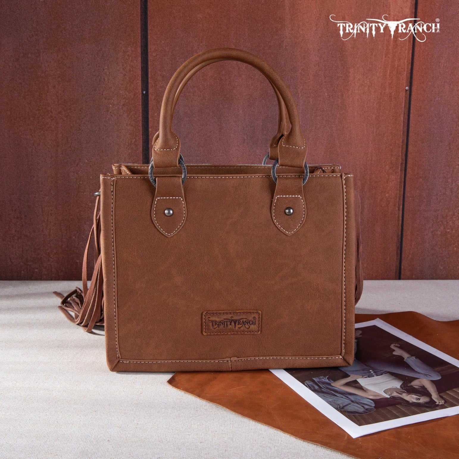 Trinity Ranch Hair On Cowhide Tote/Crossbody